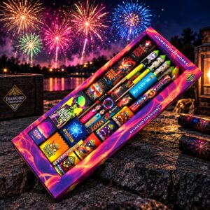 Gold | 30 Piece Selection Box | Diamond Fireworks