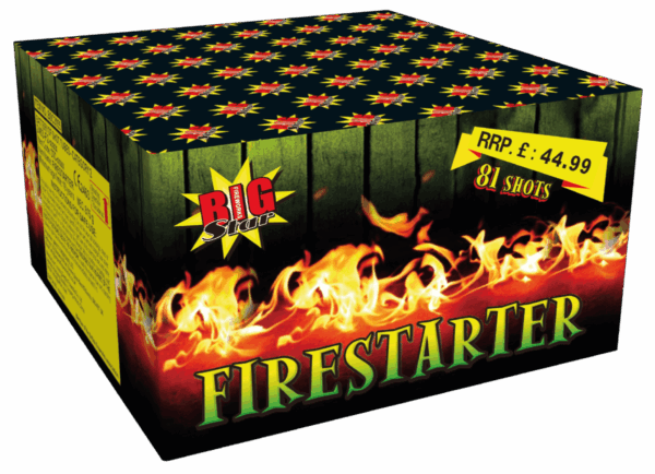 Firestarter | 81 Shot Barrage | Big Star Fireworks