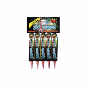 Sky Storm | 5 Single Shot Candles | Big Star Fireworks