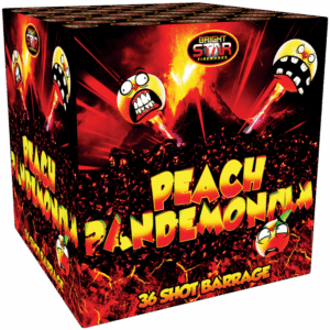 Peach Pandemonium | 36 Shot Barrage | Bright Star Fireworks
