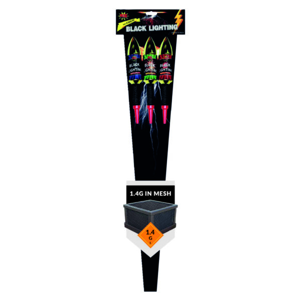 Black Lightning | 3 Rocket Pack | Big Star Fireworks