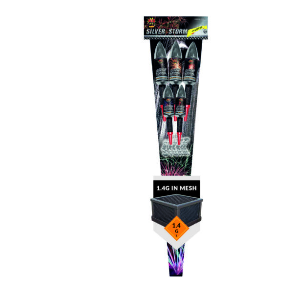 Silver Storm | 5 Rocket Pack | Big Star Fireworks