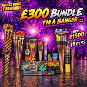 £300 Bundle | 15 Firework Pre-Made Bundle |  WhizzBang Fireworks