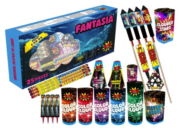 Fantasia | 25 Piece Selection Box | Big Star Fireworks