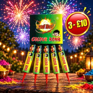 Colour Bomb | 5 Pack Single Shot Candle | Diamond Fireworks