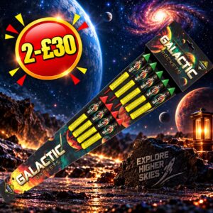 Galactic | 9 Rocket Pack | Diamond Fireworks