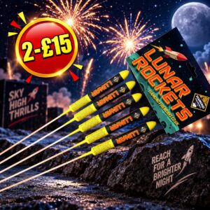 Lunar | 5 Rocket Pack | Diamond Fireworks