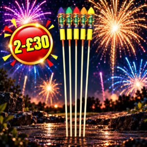 Mini Hawk | 5 Rocket Pack | Bright Star Fireworks