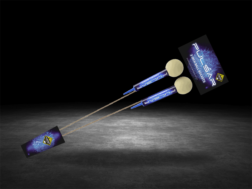 Pulsar | 2 Rocket Pack | Diamond Fireworks