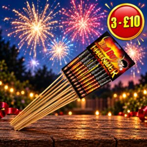 Thunder Rockets | 10 Rockets | Diamond Fireworks