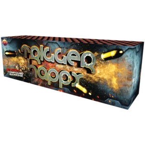 Trigger Happy | 121 Shot Compound | Bright Star Fireworks