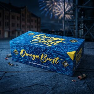 Omega Burst | 192 Shot Compound | Diamond Fireworks