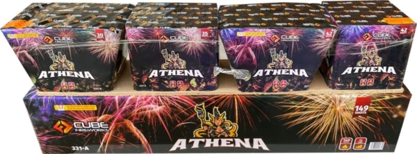 Athena | 149 Shot Compound | Cube Fireworks