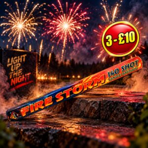Firestorm | 140 Shot Roman Candle | Diamond Fireworks
