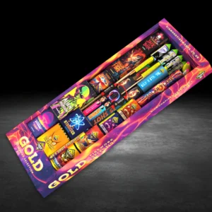 Gold | 30 Piece Selection Box | Diamond Fireworks
