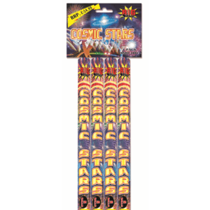 Cosmic Stars | 4 Large 5 Shot Roman Candles | Big Star Fireworks
