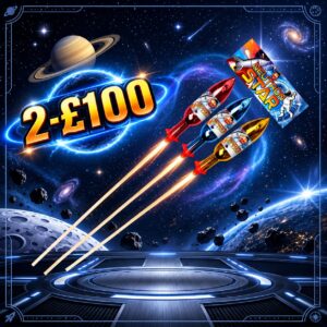 Neutron Star | 3 Rocket Pack | Diamond Fireworks