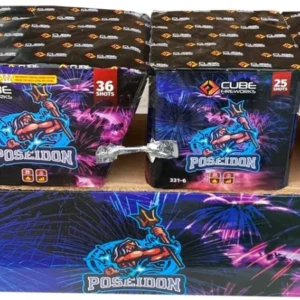 Poseidon | 133 Shot Compound | Cube Fireworks