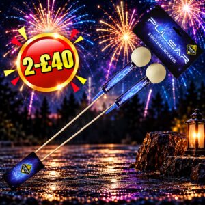 Pulsar | 2 Rocket Pack | Diamond Fireworks