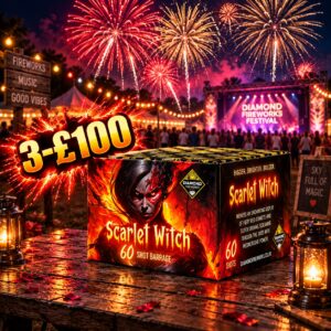 Scarlet Witch | 60 Shot Barrage | Diamond Fireworks
