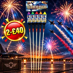 War Hawks | 5 Rocket Pack | Bright Star Fireworks