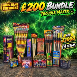 £200 Bundle | 13 Firework Pre-Made Bundle |  WhizzBang Fireworks