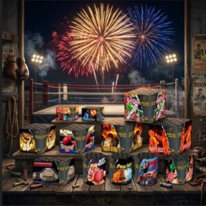 Punch Bag | 408 Shot Barrage Bag | Hallmark Fireworks