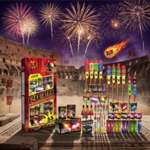 Gladiator | 55 Piece Selection Box | Big Star Fireworks