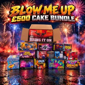 £500 Cake Bundle | 14 Compound & Barrage Pre-Made Bundle | WhizzBang Fireworks